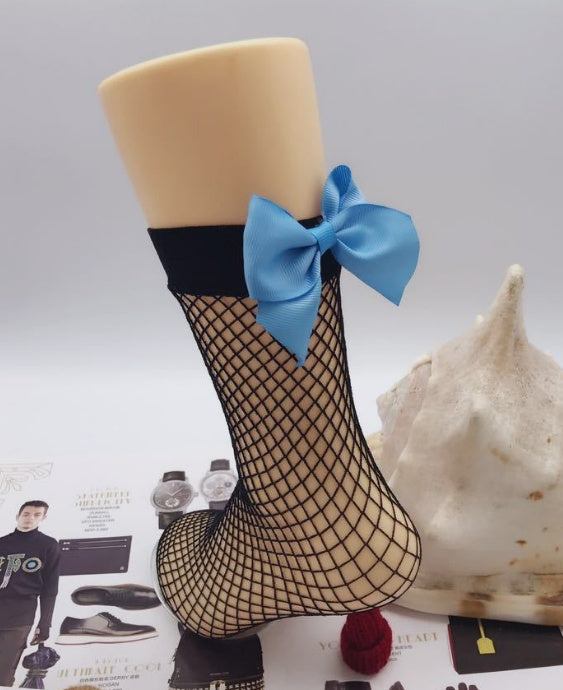Women's Lace Fishnet Sheer Ankle Dress Socks