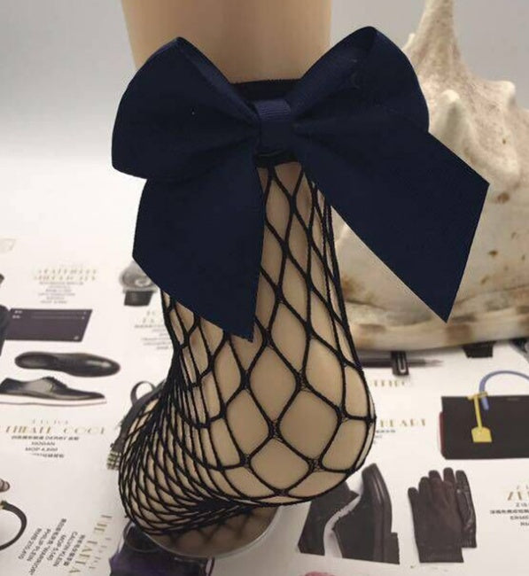 Women's Lace Fishnet Sheer Ankle Dress Socks