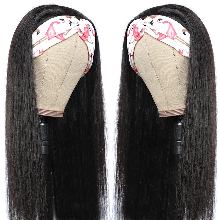 Headband Human Hair Wig