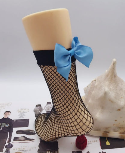Women's Lace Fishnet Sheer Ankle Dress Socks
