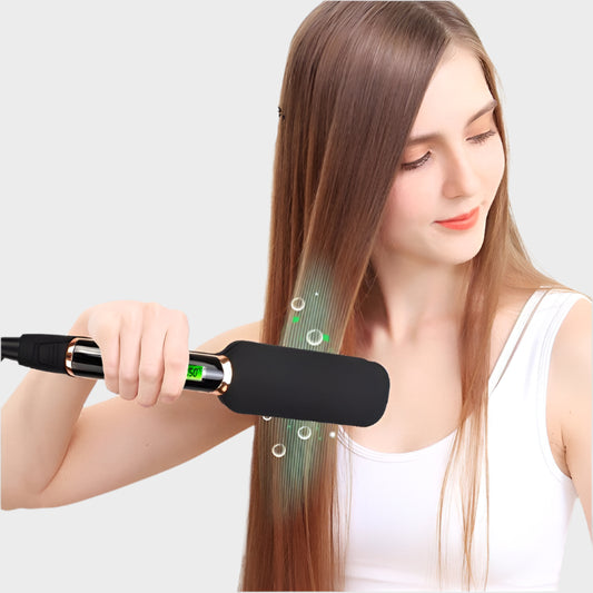 Infrared hair straightener