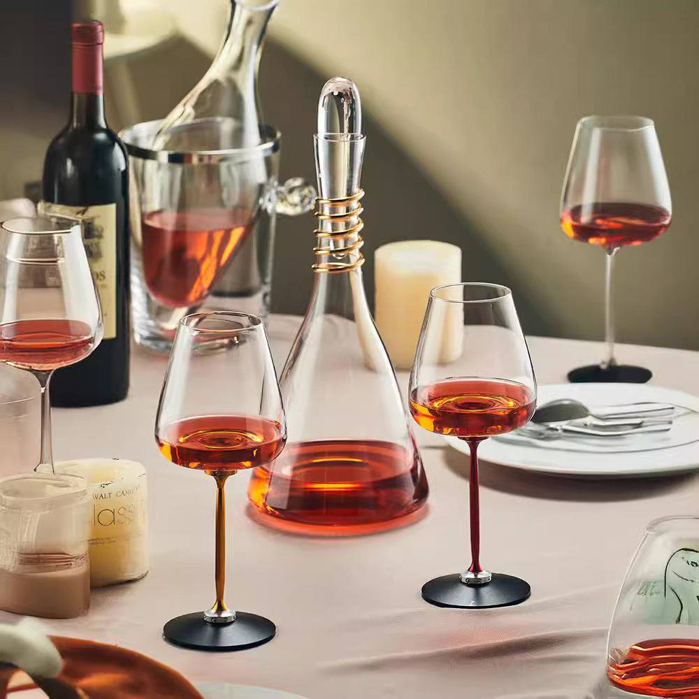 Rotating Wine Glass Set