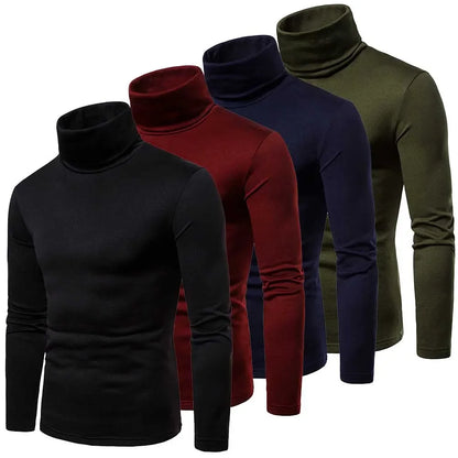 New Men's Thermal Turtleneck Shirt