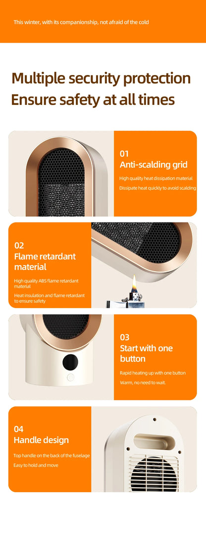 Portable Electric Fan Heater