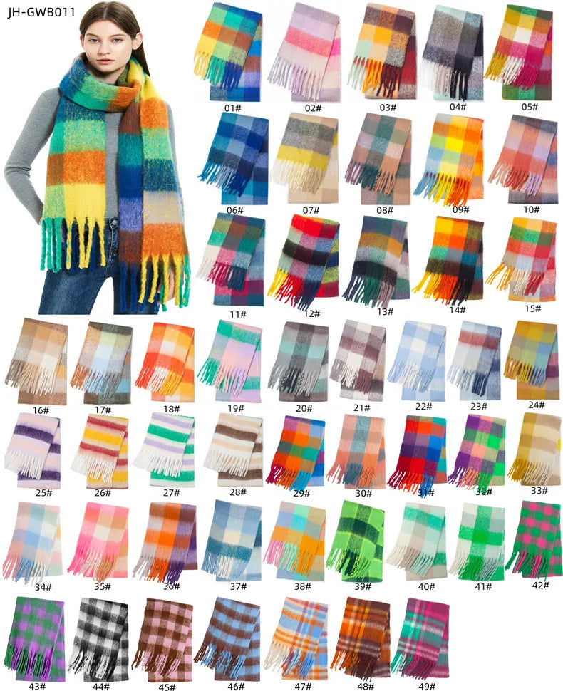 2026 Winter Thick Warm Scarf