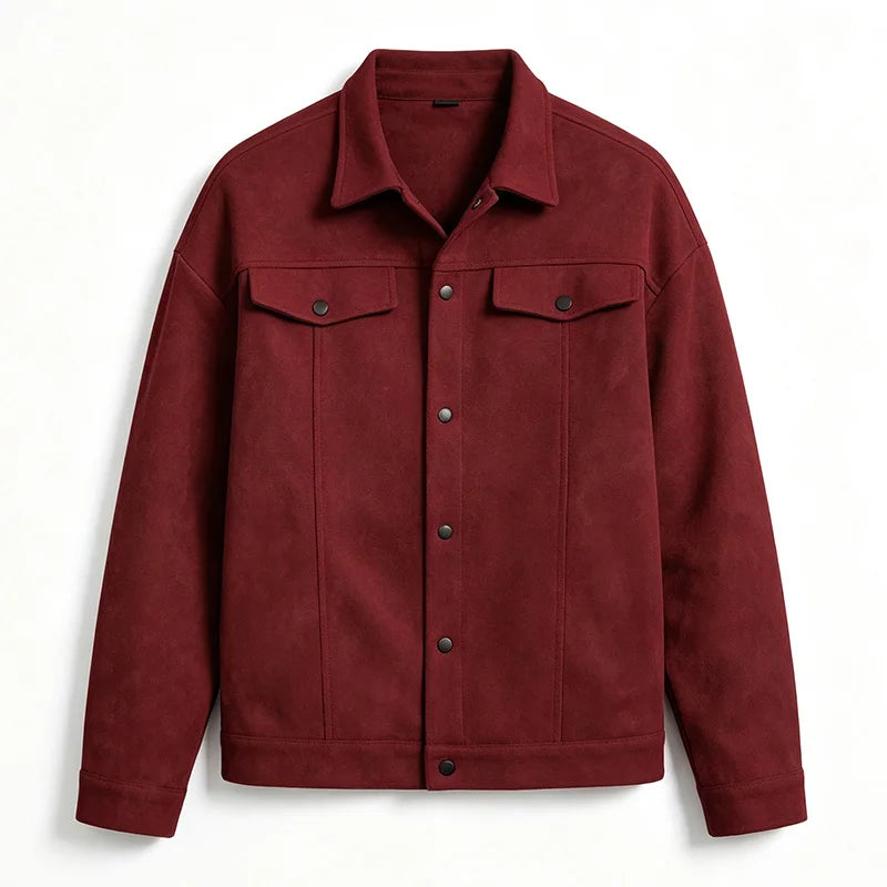 Fake Decor Chest Flap Lapel Fashion Outer Jacket