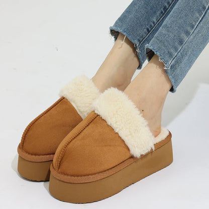 Women's Platform Winter Slippers