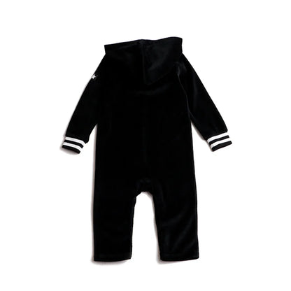 Tired Dress with Hooded Lining Striped Shirt