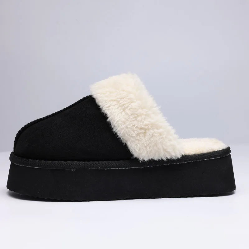 Women's Platform Winter Slippers
