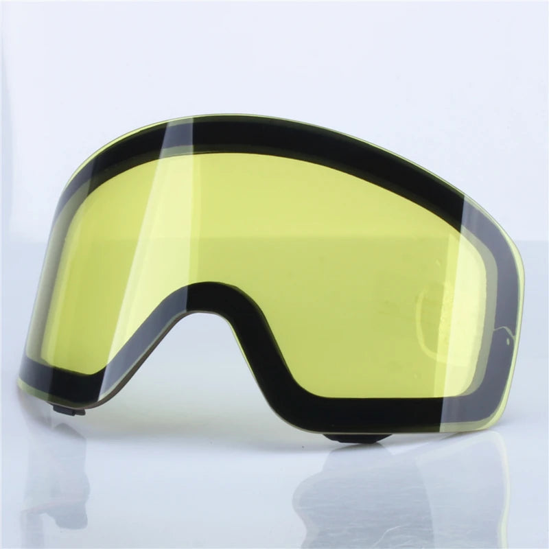 Magnetic Flip Cover Double Layer Anti-Fog Ski Goggles
