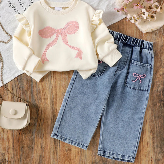 Apricot Long-Sleeved Sweater