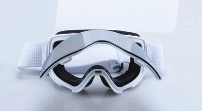 Magnetic Flip Cover Double Layer Anti-Fog Ski Goggles