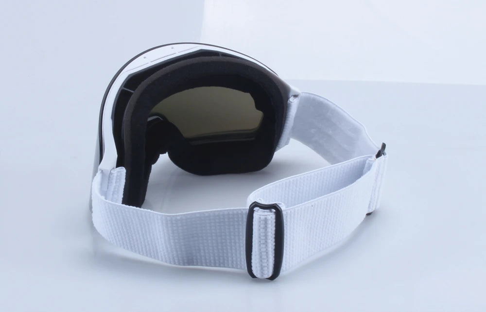 Magnetic Flip Cover Double Layer Anti-Fog Ski Goggles