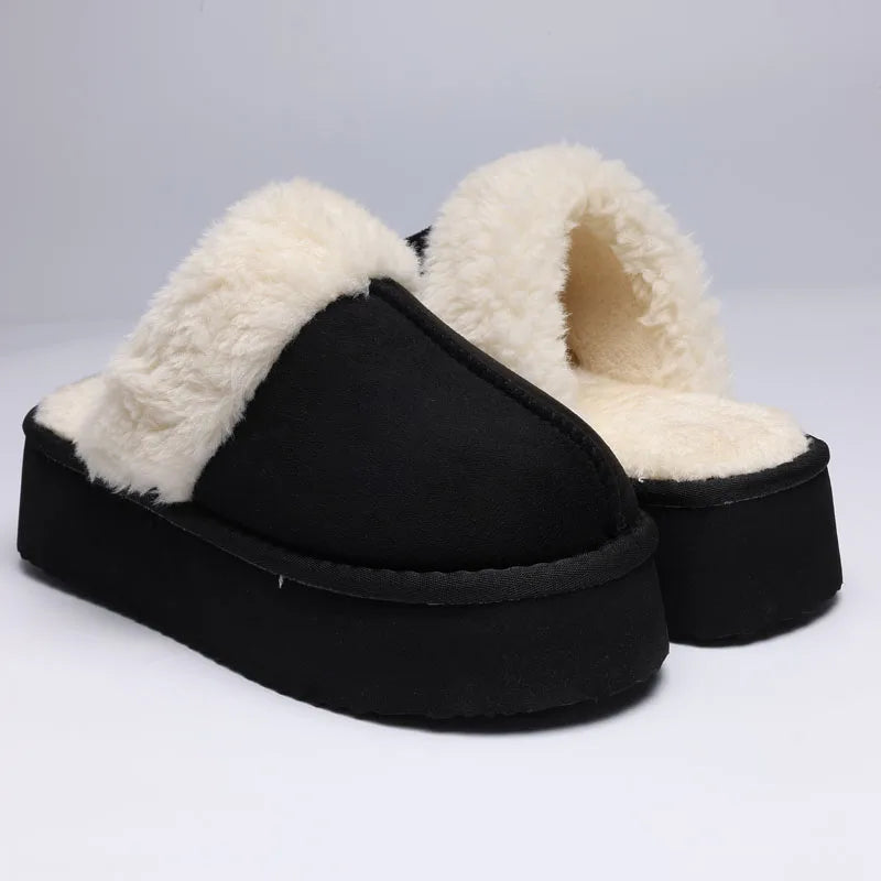 Women's Platform Winter Slippers