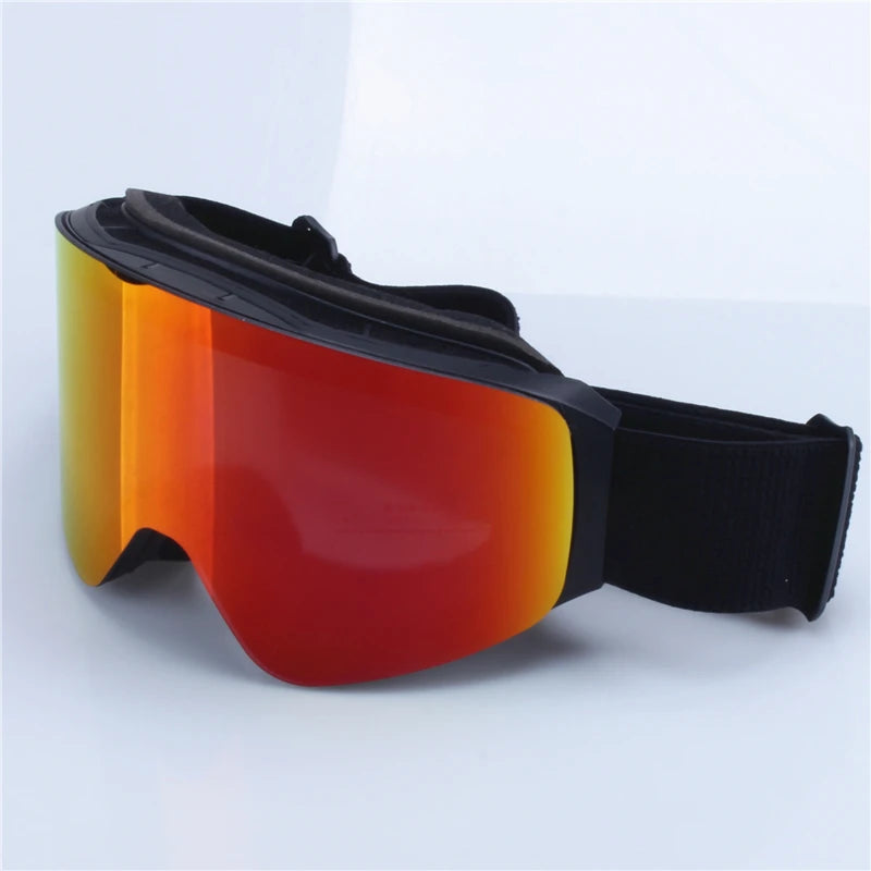 Magnetic Flip Cover Double Layer Anti-Fog Ski Goggles