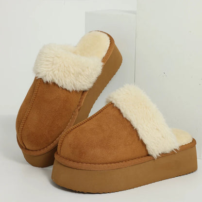 Women's Platform Winter Slippers