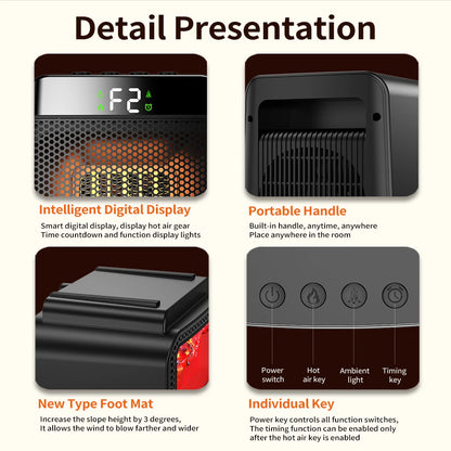 Desktop Heaters Saving For Office