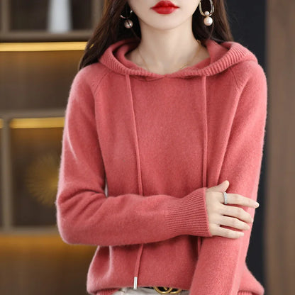 Women Pullover Sweaters Hooded