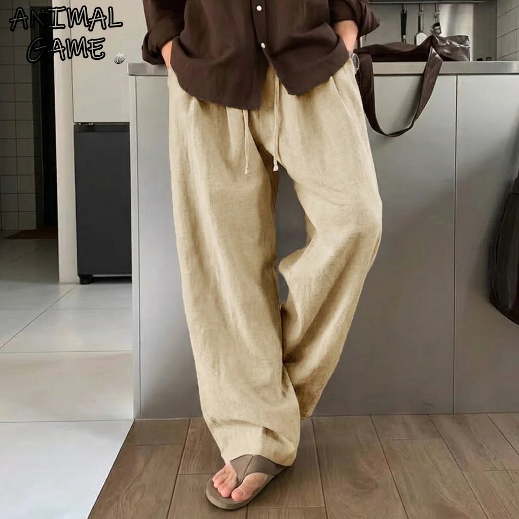 Casual Cotton Baggy Pants