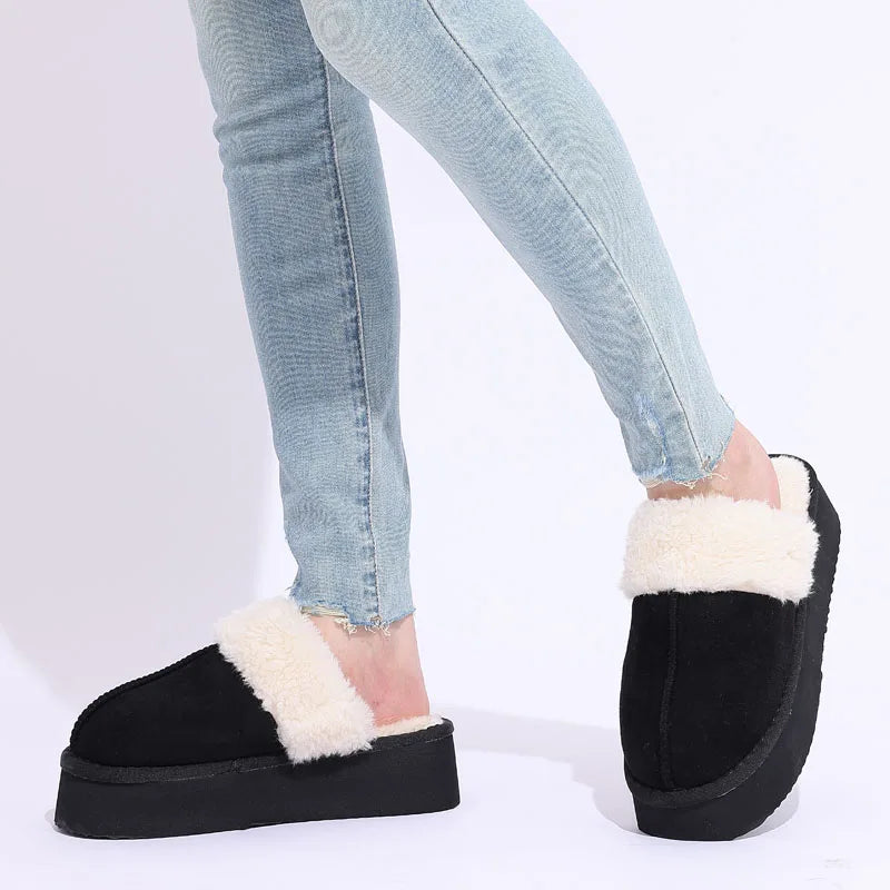 Women's Platform Winter Slippers