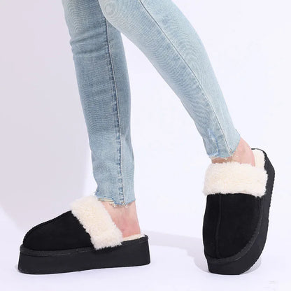 Women's Platform Winter Slippers