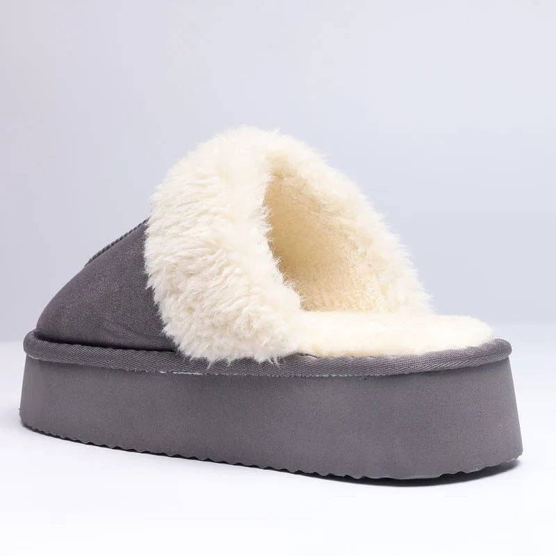 Women's Platform Winter Slippers