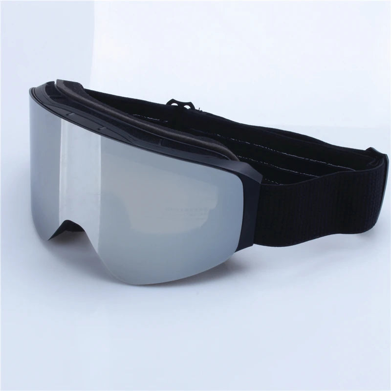 Magnetic Flip Cover Double Layer Anti-Fog Ski Goggles