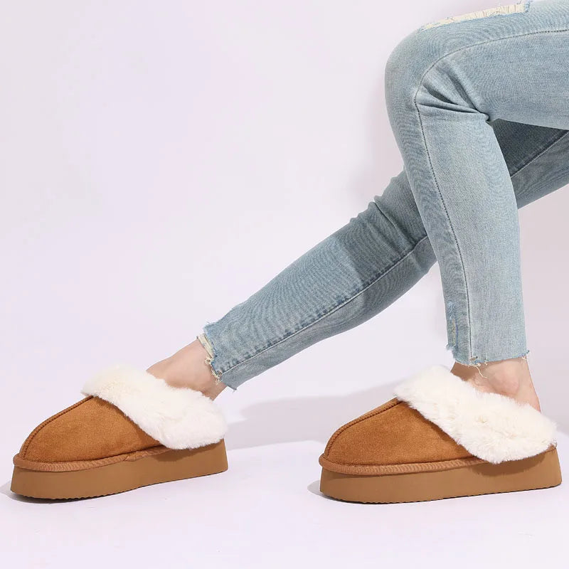 Women's Platform Winter Slippers
