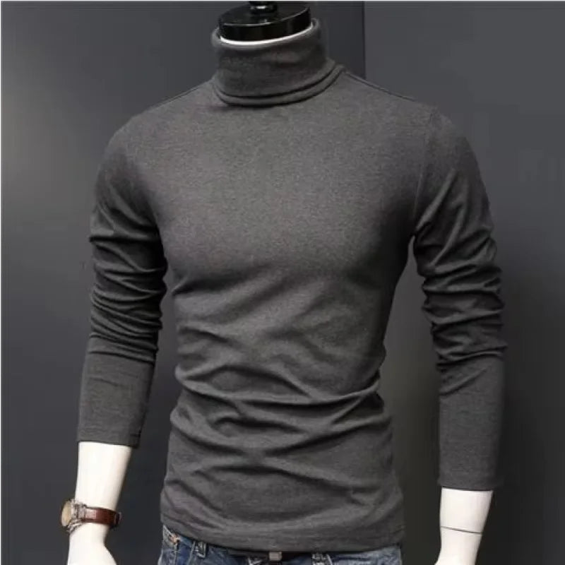 New Men's Thermal Turtleneck Shirt
