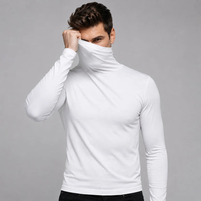 New Men's Thermal Turtleneck Shirt