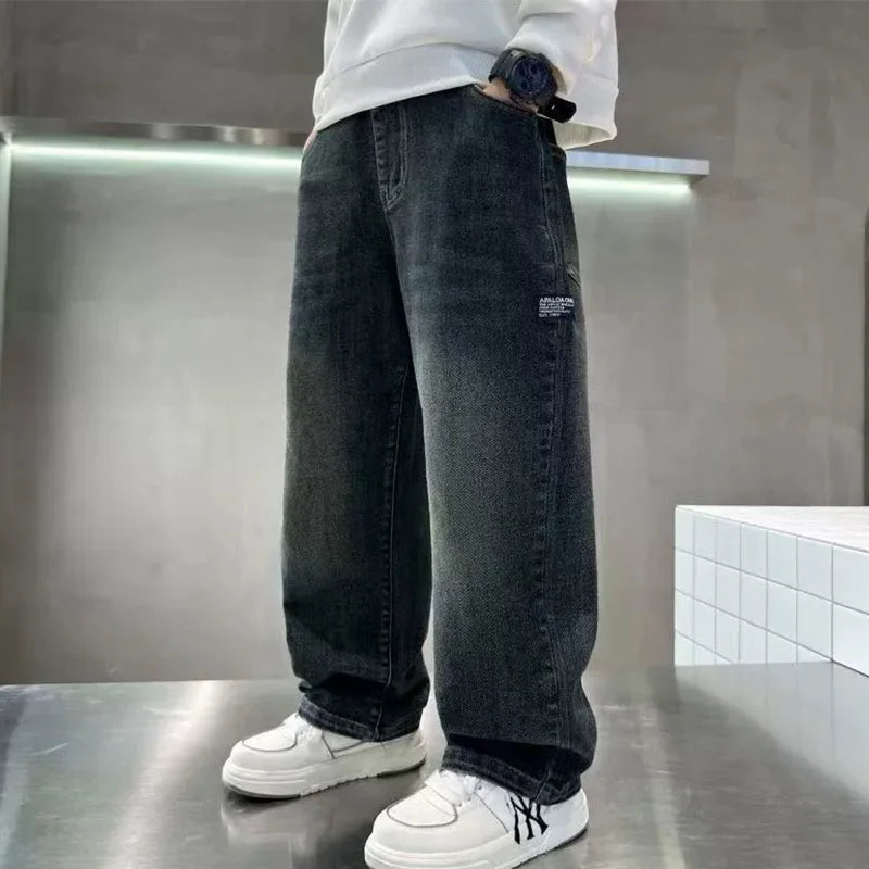 Boys Plush Warm Jeans