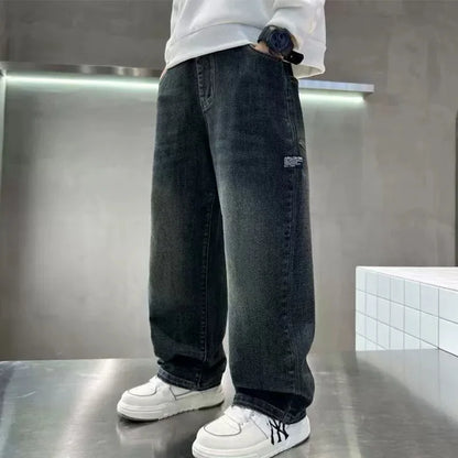 Boys Plush Warm Jeans