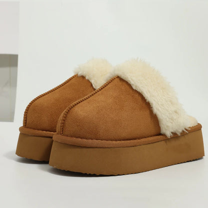 Women's Platform Winter Slippers