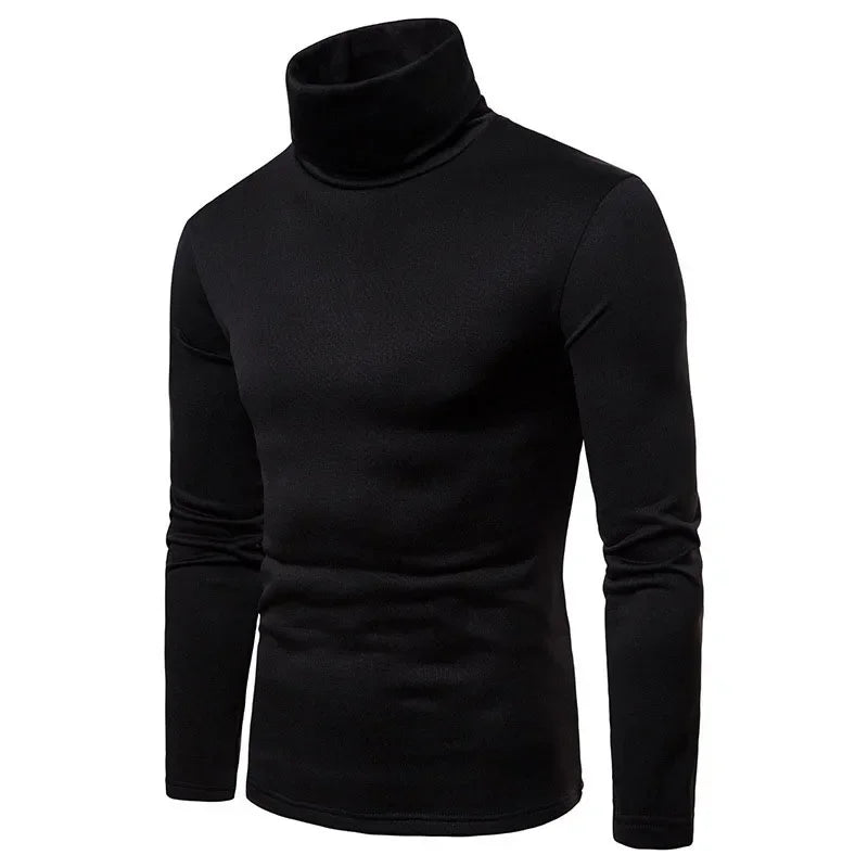 New Men's Thermal Turtleneck Shirt