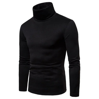 New Men's Thermal Turtleneck Shirt
