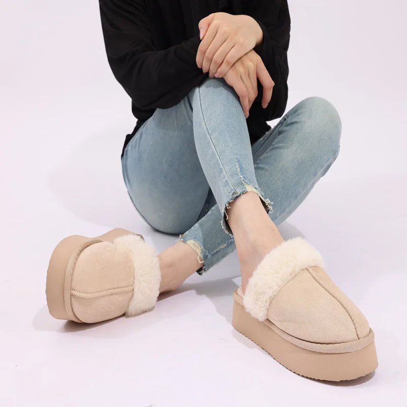 Women's Platform Winter Slippers