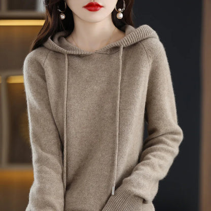 Women Pullover Sweaters Hooded