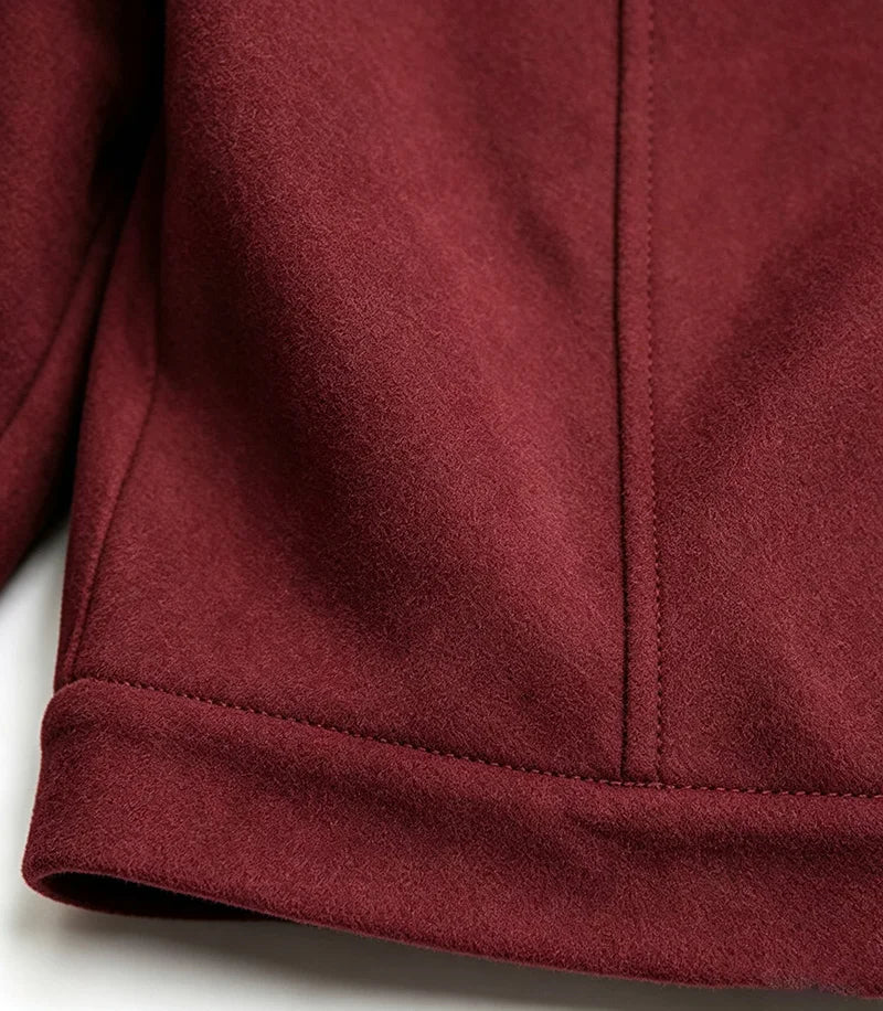 Fake Decor Chest Flap Lapel Fashion Outer Jacket