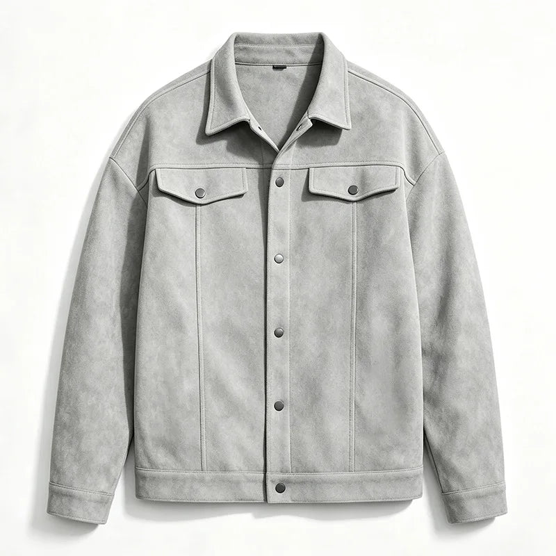Fake Decor Chest Flap Lapel Fashion Outer Jacket