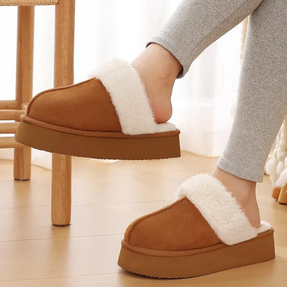 Women's Platform Winter Slippers