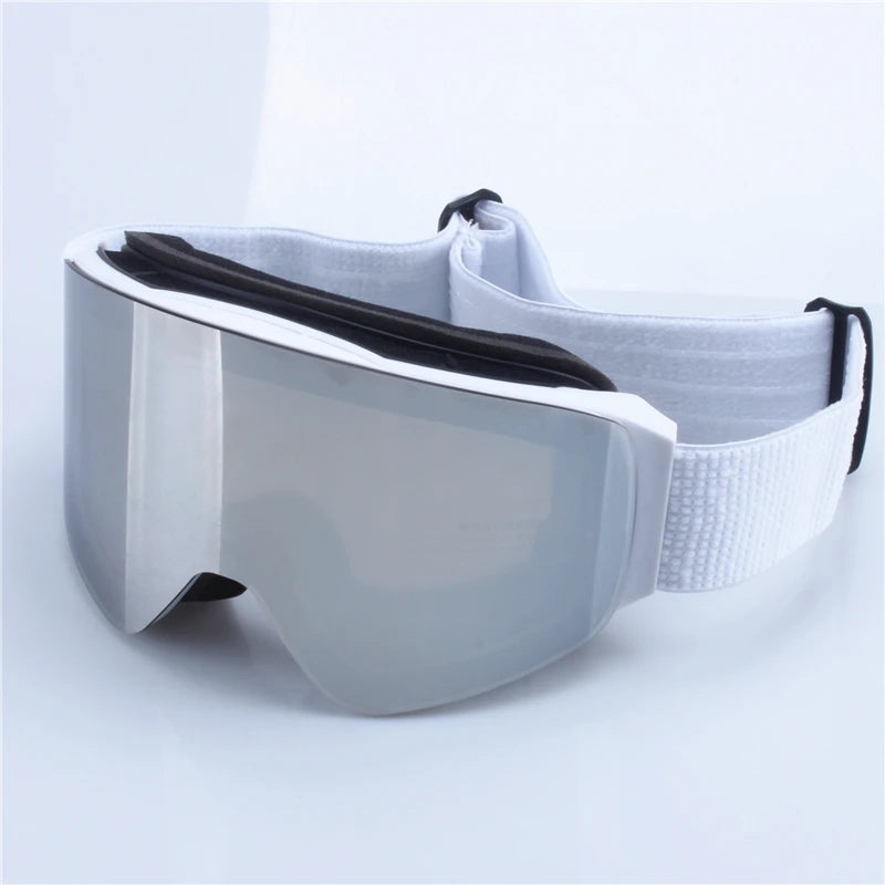 Magnetic Flip Cover Double Layer Anti-Fog Ski Goggles