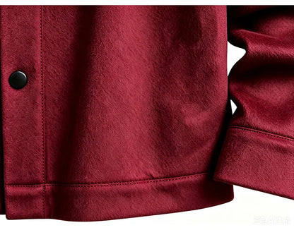 Fake Decor Chest Flap Lapel Fashion Outer Jacket