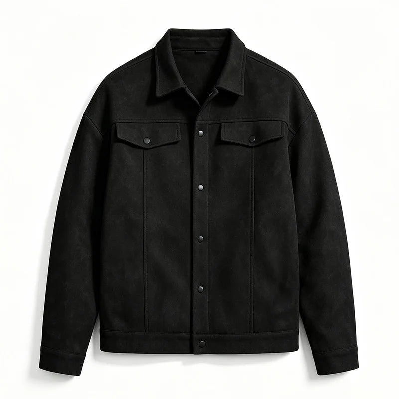 Fake Decor Chest Flap Lapel Fashion Outer Jacket
