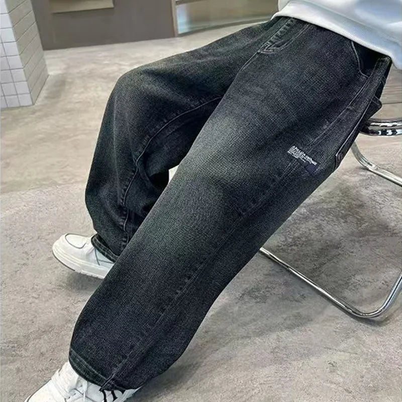 Boys Plush Warm Jeans