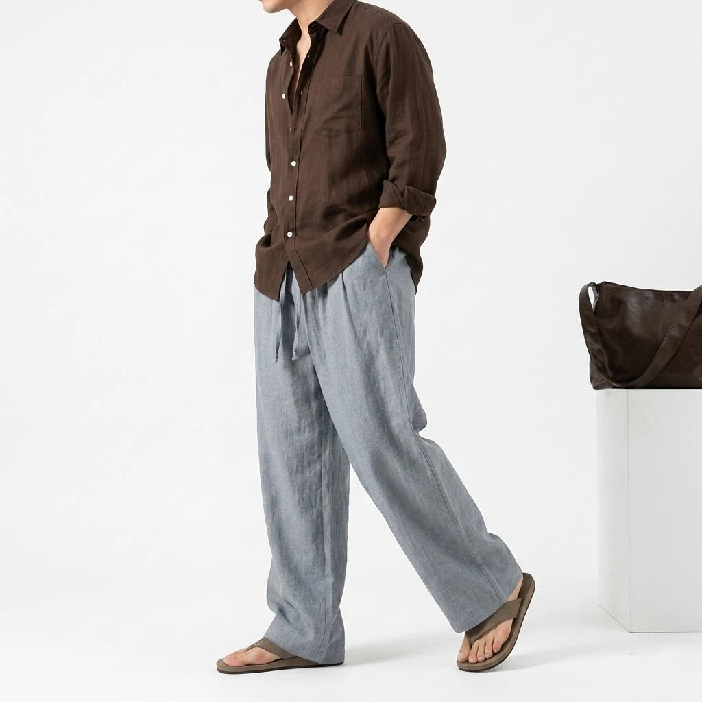 Casual Cotton Baggy Pants