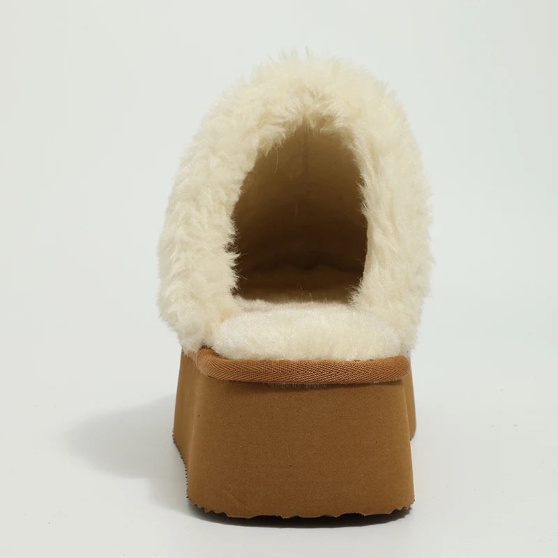 Women's Platform Winter Slippers