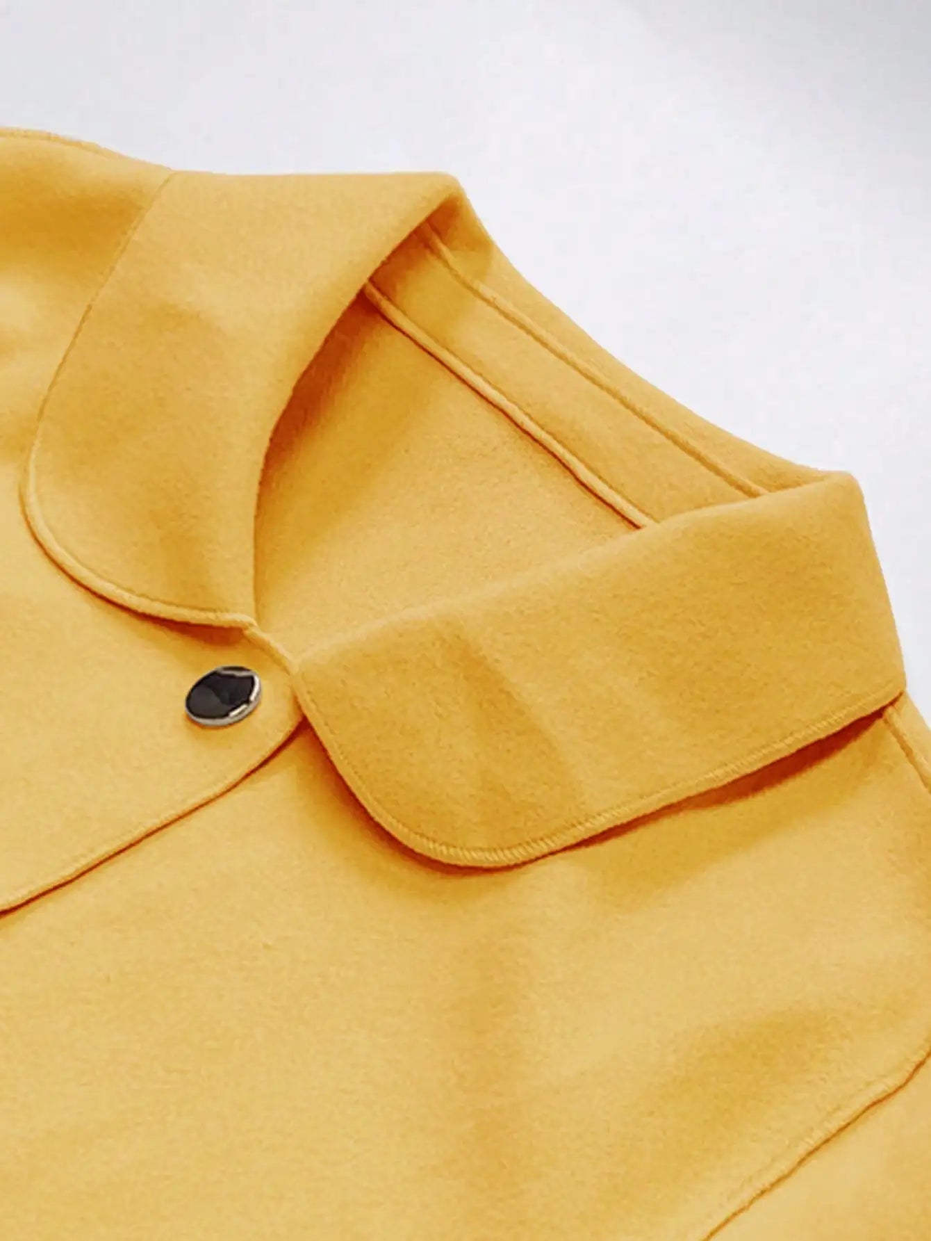 Classic Solid Short Woolen Coats