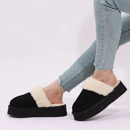 Women's Platform Winter Slippers