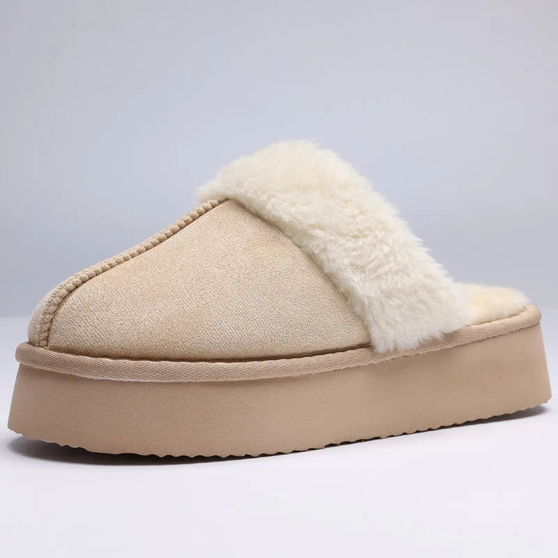 Women's Platform Winter Slippers