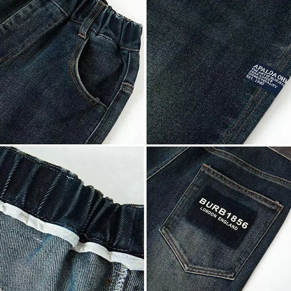Boys Plush Warm Jeans